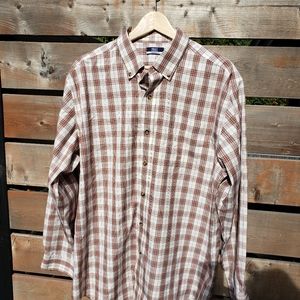 Denver Hayes Plaid button down shirt